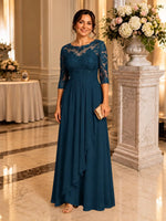 Three Quarter Sleeve Mother Dress 
