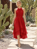 Halter Bridesmaid Dress 