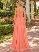 Spaghetti Asymmetrical Bridesmaid Dress 