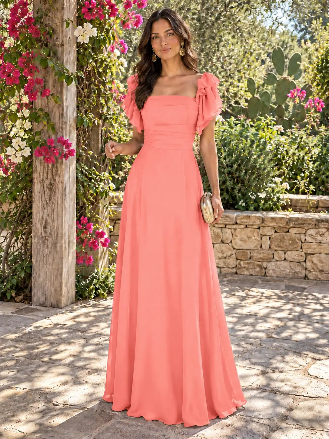 Chiffon Bridesmaid Dress 