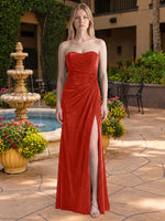 Velvet Prom Dress with Beaded Applique 