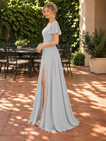 Flutter Sleeves Bridesmaid Dress 