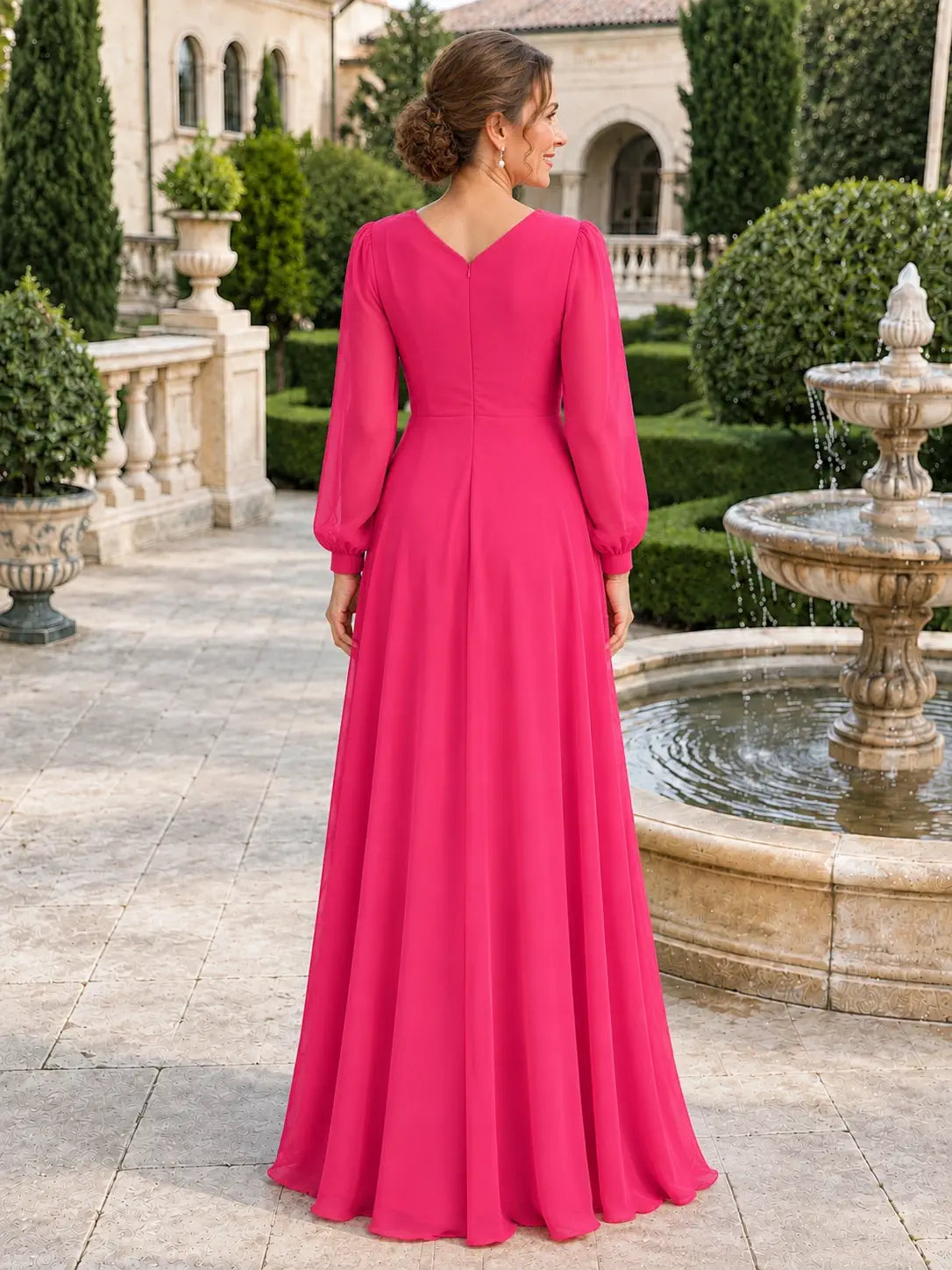 Chiffon Mother of The Bride Dress 