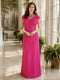 Sequin Mother of The Bride Dress #Vivid-Pink