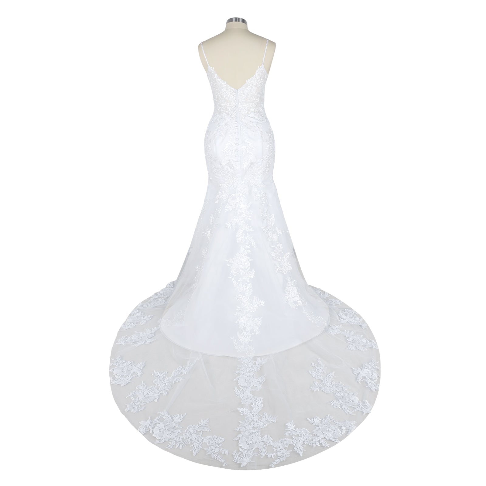 Lace Mermaid Wedding Dress 