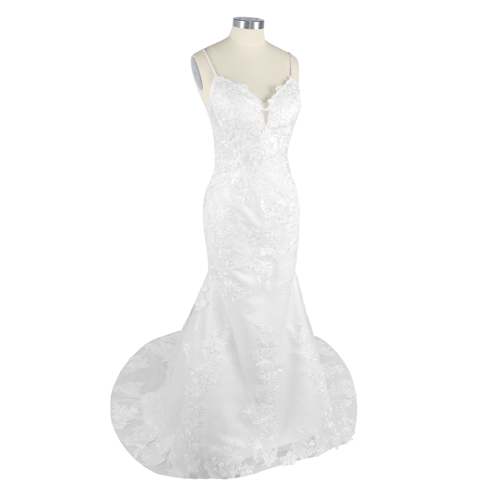 Lace Mermaid Wedding Dress 