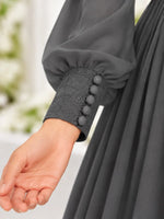 Chiffon Mother of the Bride Dress with Jewel Neckline