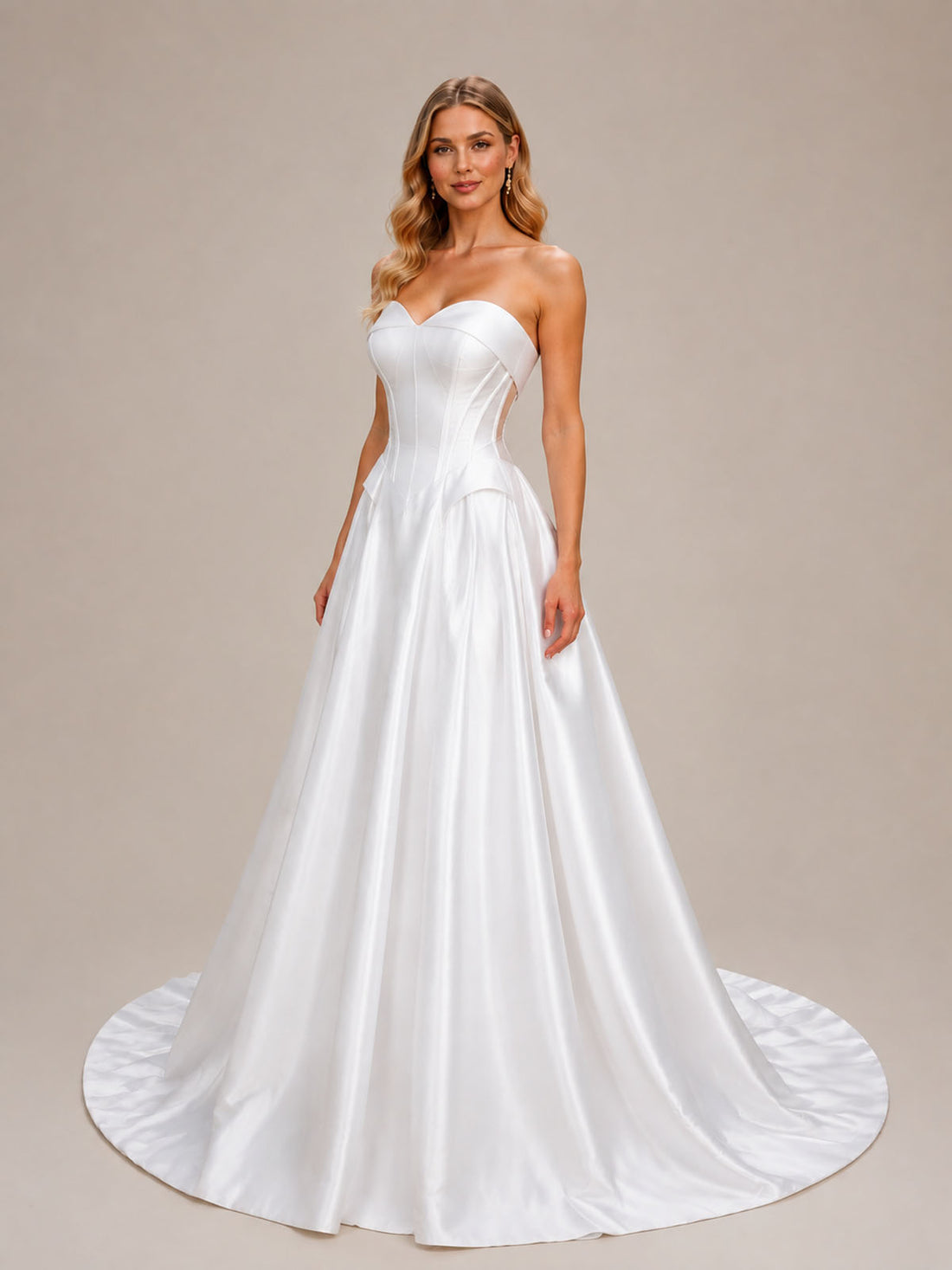 Strapless Sweetheart Wedding Dress 