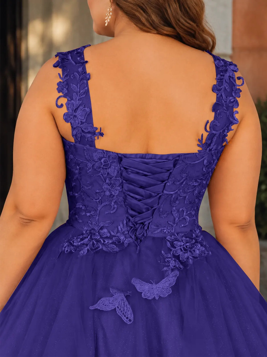 Tulle Sweetheart A-line Dress-Plus Size