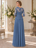Boat Neck Mother of the Bride Dress with Ruched Waist Design