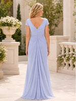 Chiffon Sheath Mother of the Bride Dress