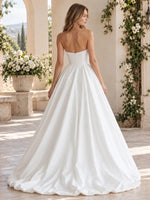 A-Line Wedding Dress with Ruched Bodice Detail