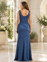 Sheath Mother of the Bride Dress with Ruffled Detail