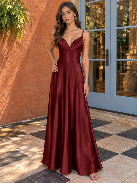 Satin Prom Dress 