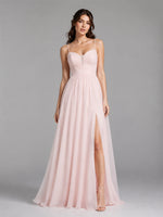 A-Line Bridesmaid Dress with Spaghetti Straps