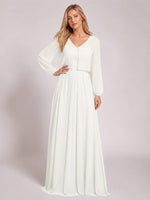 Two-Piece Square Neckline Bridesmaid Dress with Jacket