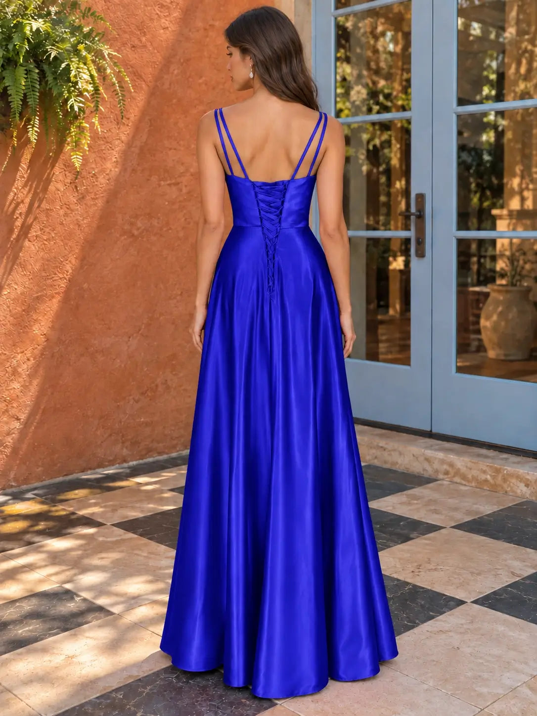 Satin Prom Dress 