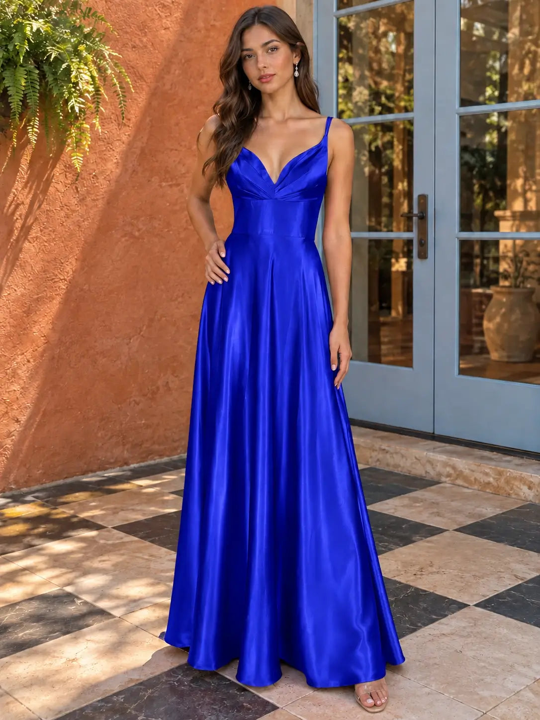 Satin Prom Dress 