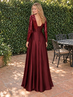 Long Sleeveless Sequin Prom Dress 