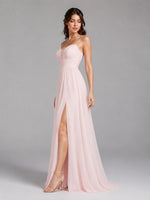A-Line Bridesmaid Dress with Spaghetti Straps