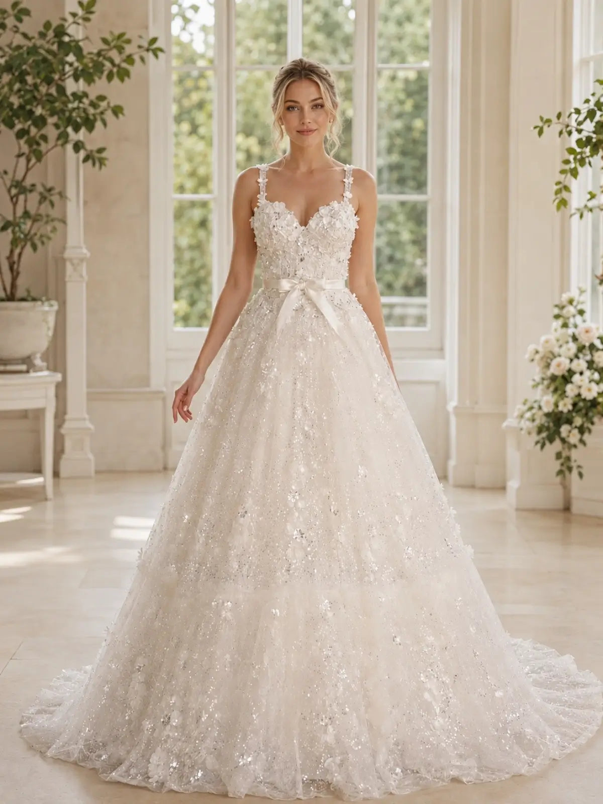 Tulle Ball Gown Wedding Dress