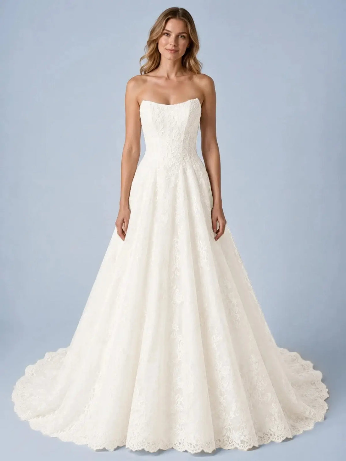 Romantic A-Line Wedding Dress