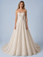 Romantic A-Line Wedding Dress