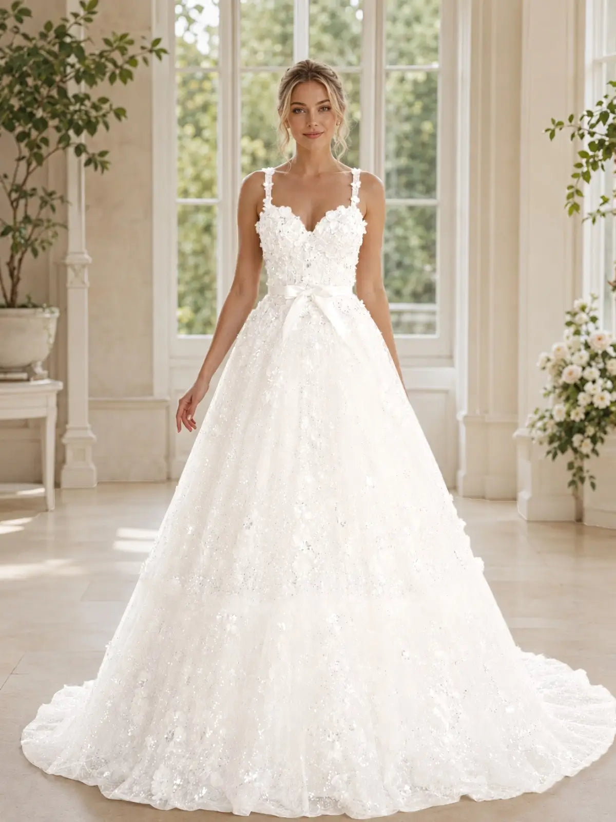 Tulle Ball Gown Wedding Dress