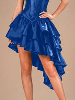 Asymmetric Homecoming Dress with One-Shoulder Neckline