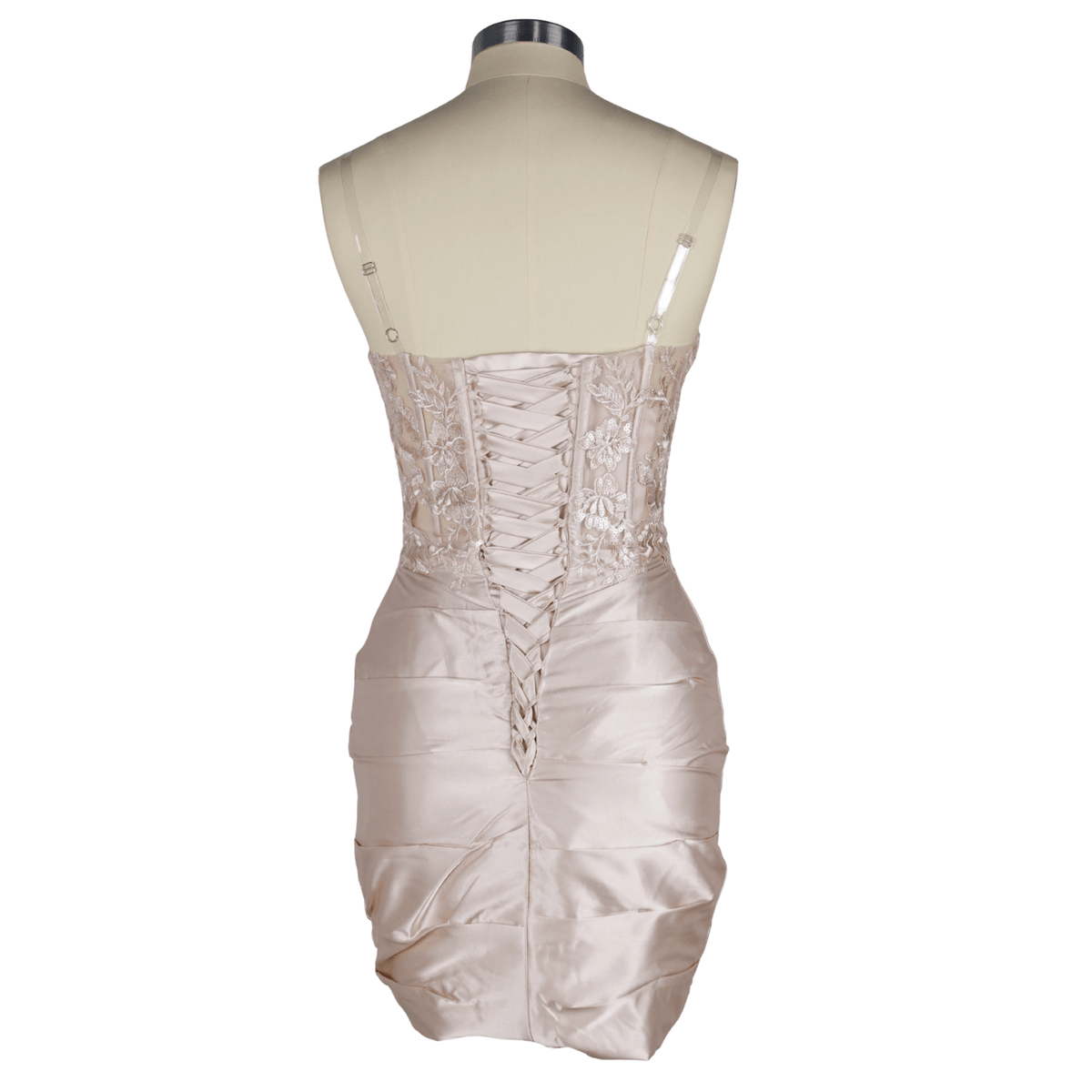 Lace-up Back Homecoming Dress 