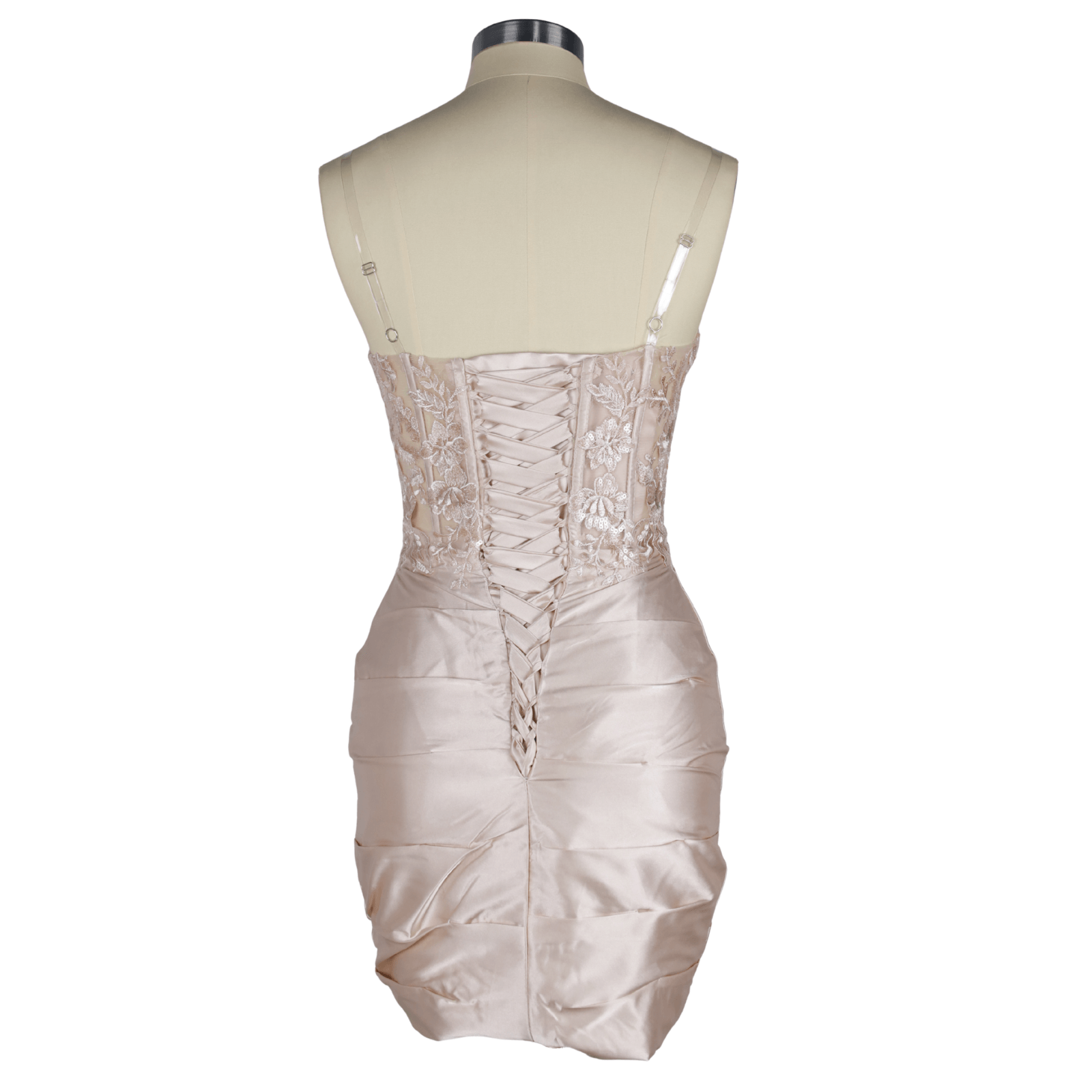 Lace-up Back Homecoming Dress 