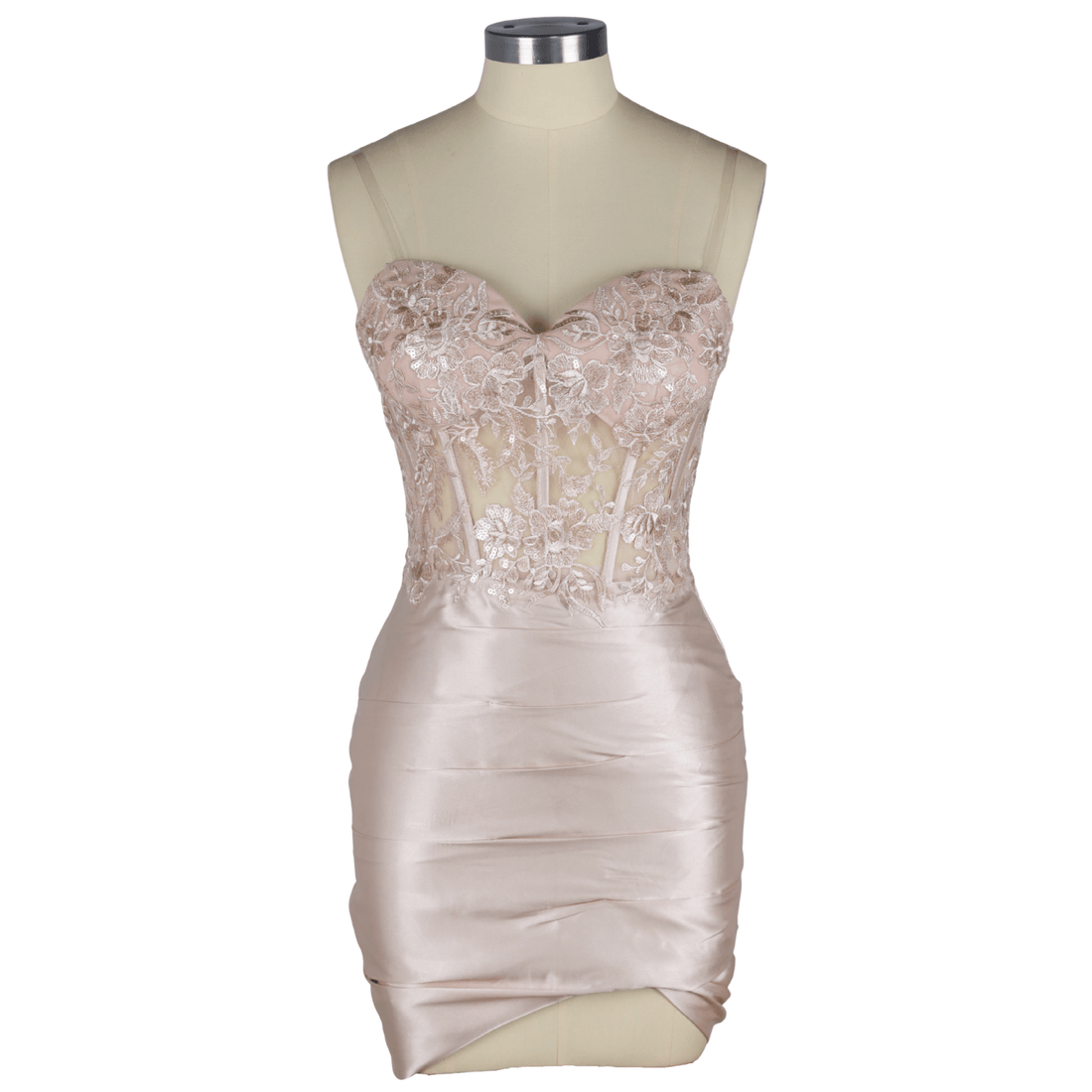 Lace-up Back Homecoming Dress 