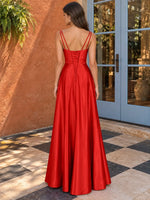 Satin Prom Dress 