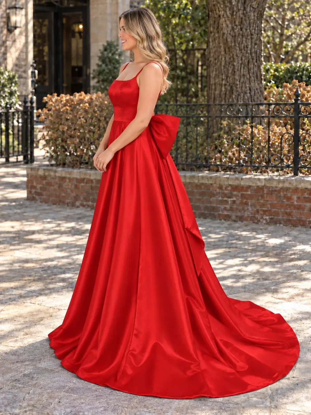 Bowknot Prom Dress 