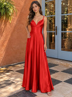 Satin Prom Dress 