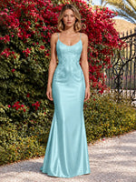 Mermaid Prom Dress with Sequin Appliques 