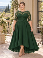High-Low A-Line Mother of the Bride Dress