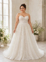 Elegant Tulle Ball Gown Wedding Dress