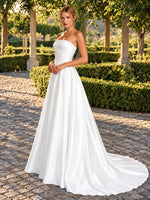 A-line Wedding Dress with Ruched 