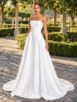 A-line Wedding Dress with Ruched 